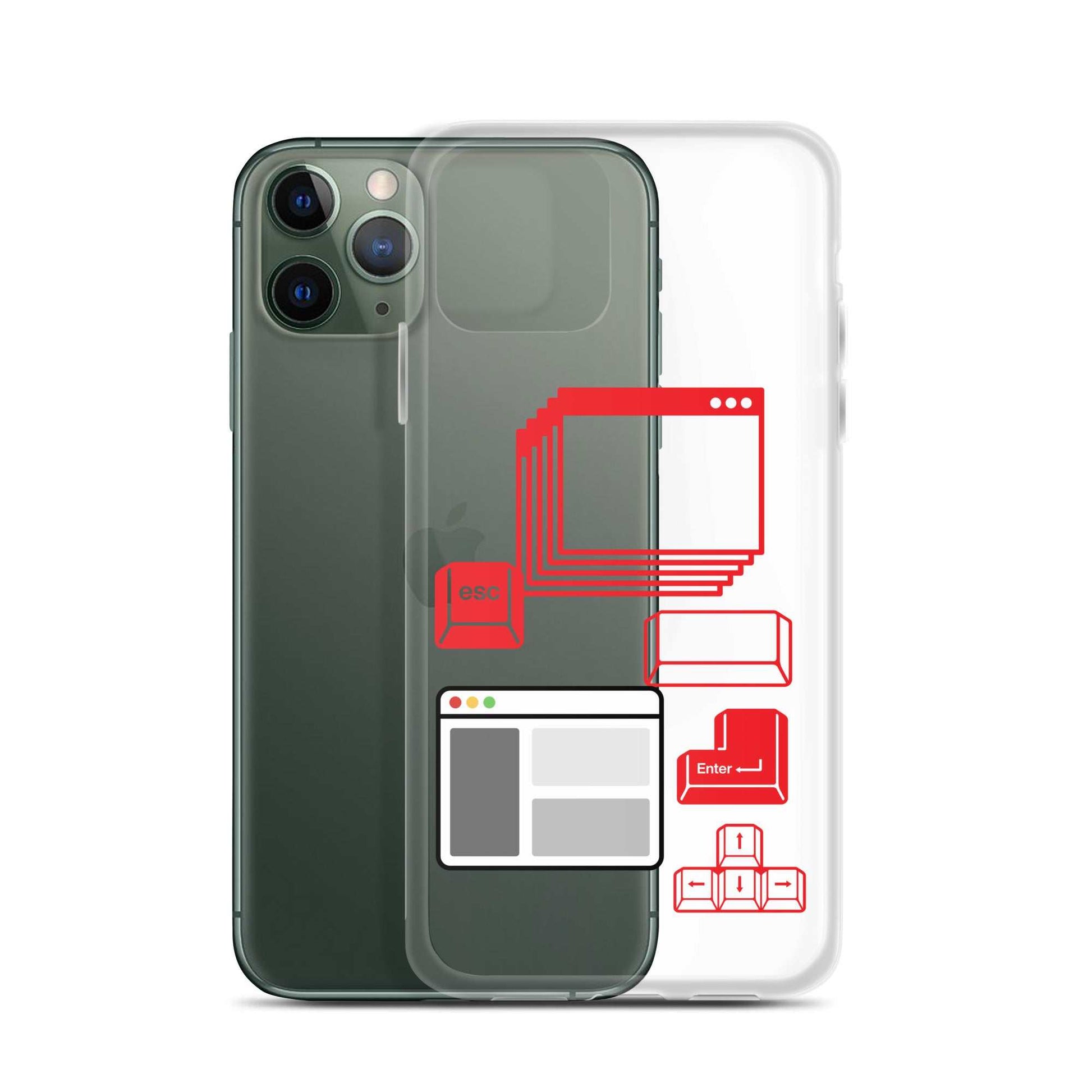 Funda transparente para iPhone