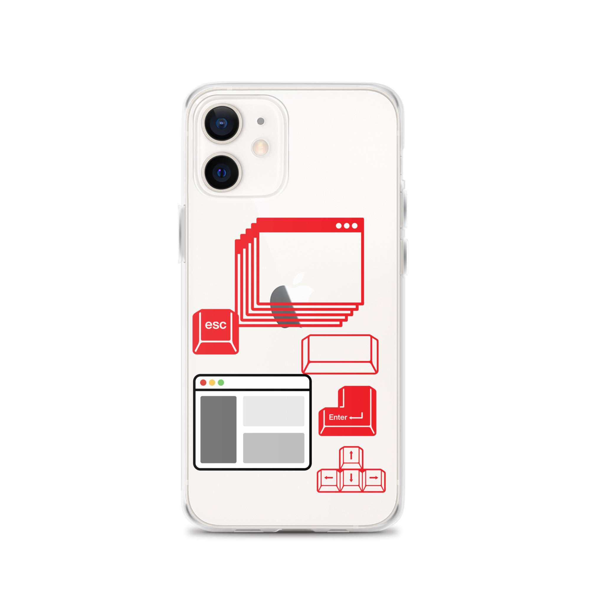 Funda transparente para iPhone