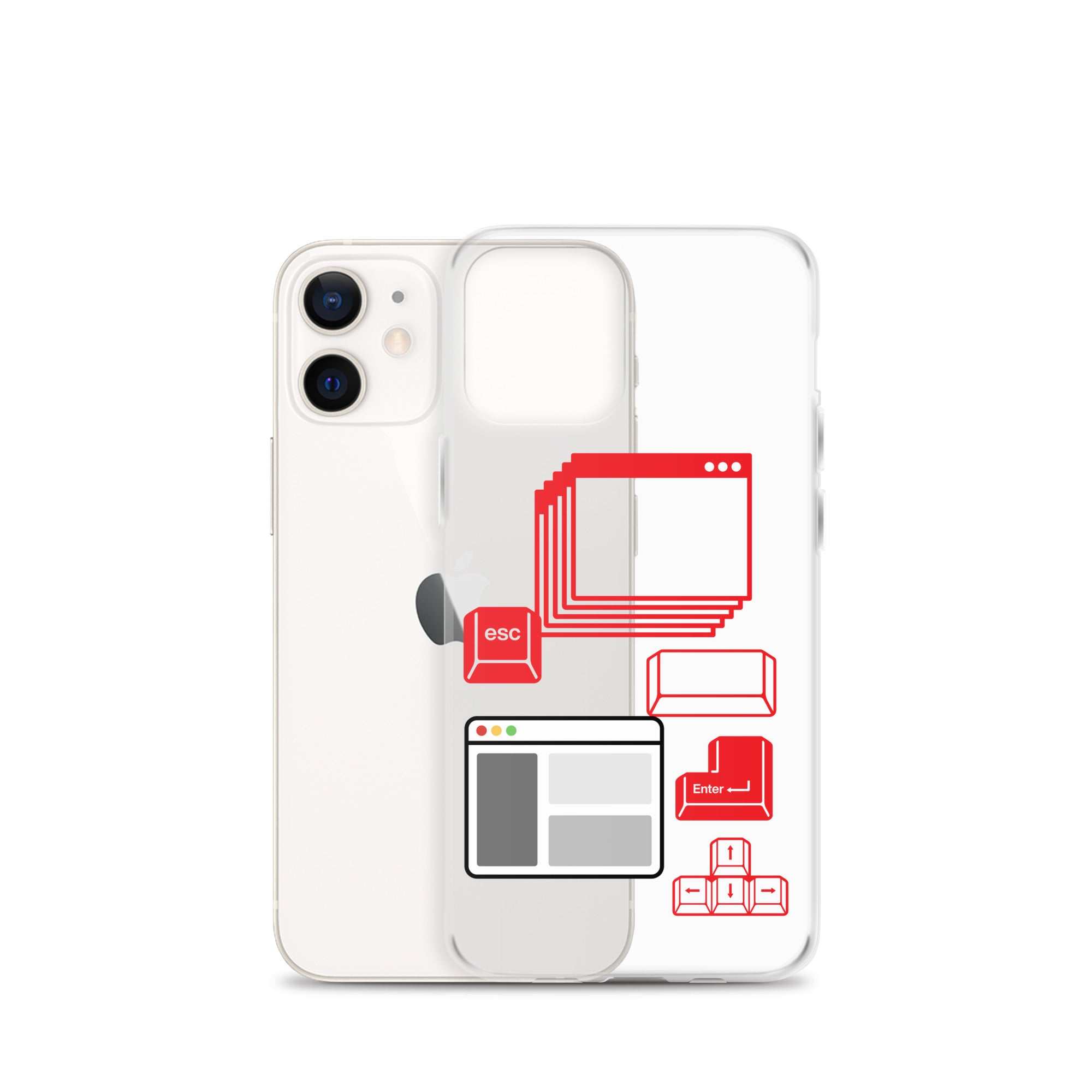 Funda transparente para iPhone