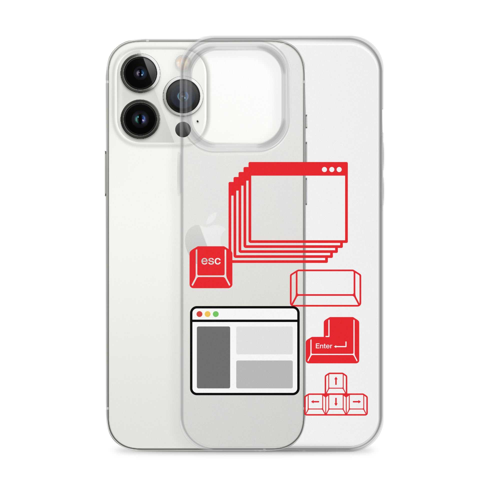 Funda transparente para iPhone