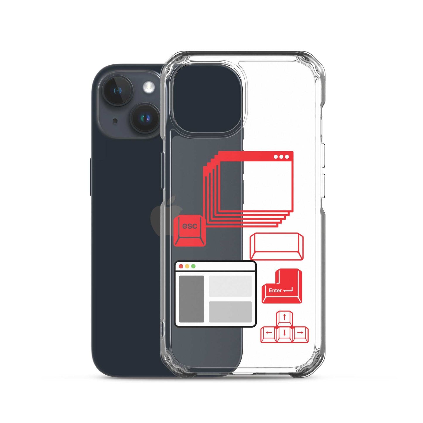 Funda transparente para iPhone