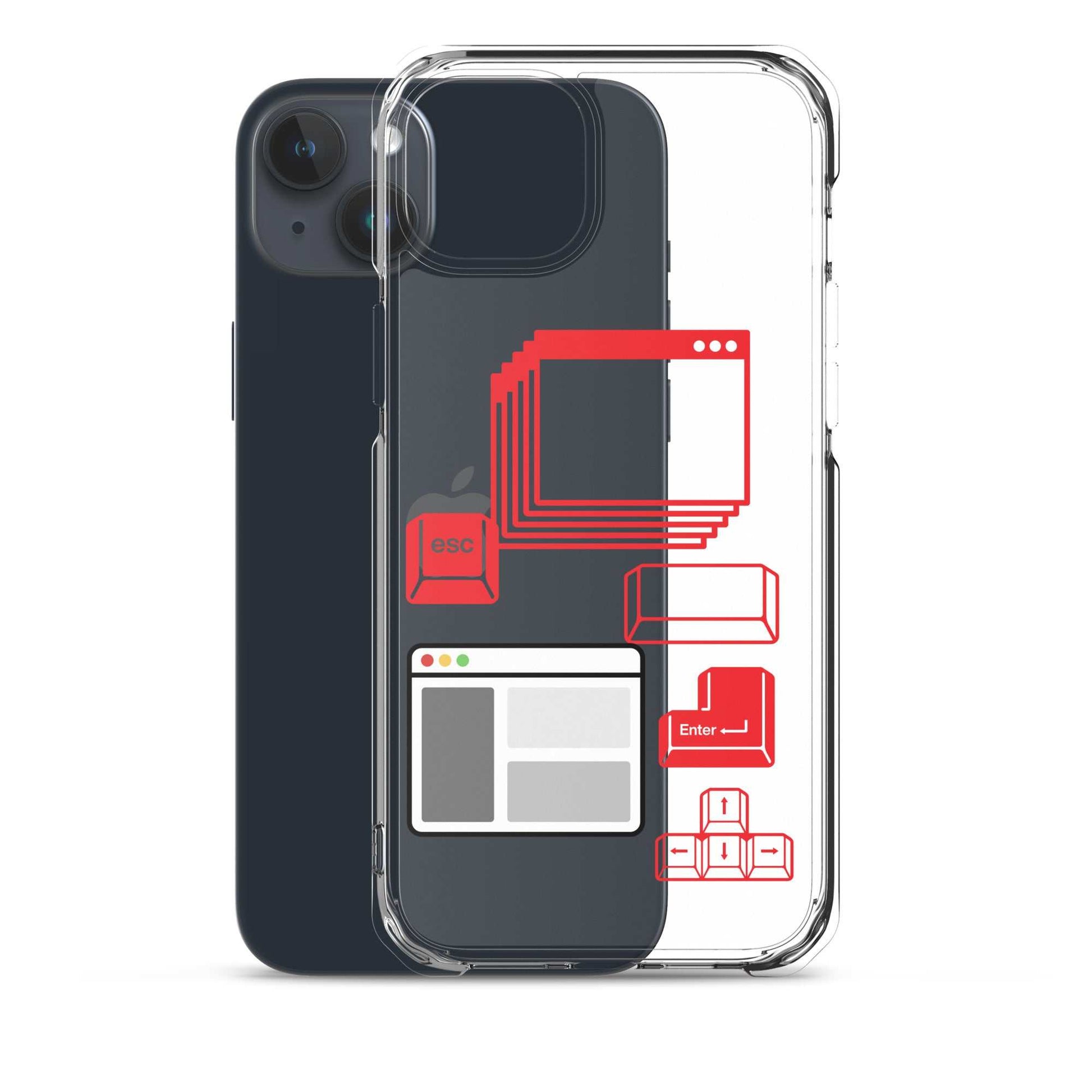 Funda transparente para iPhone