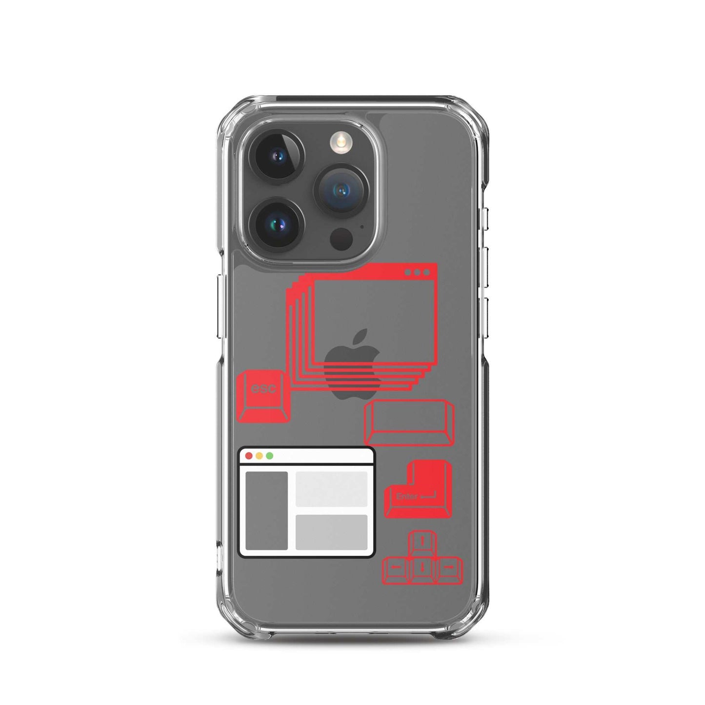 Funda transparente para iPhone