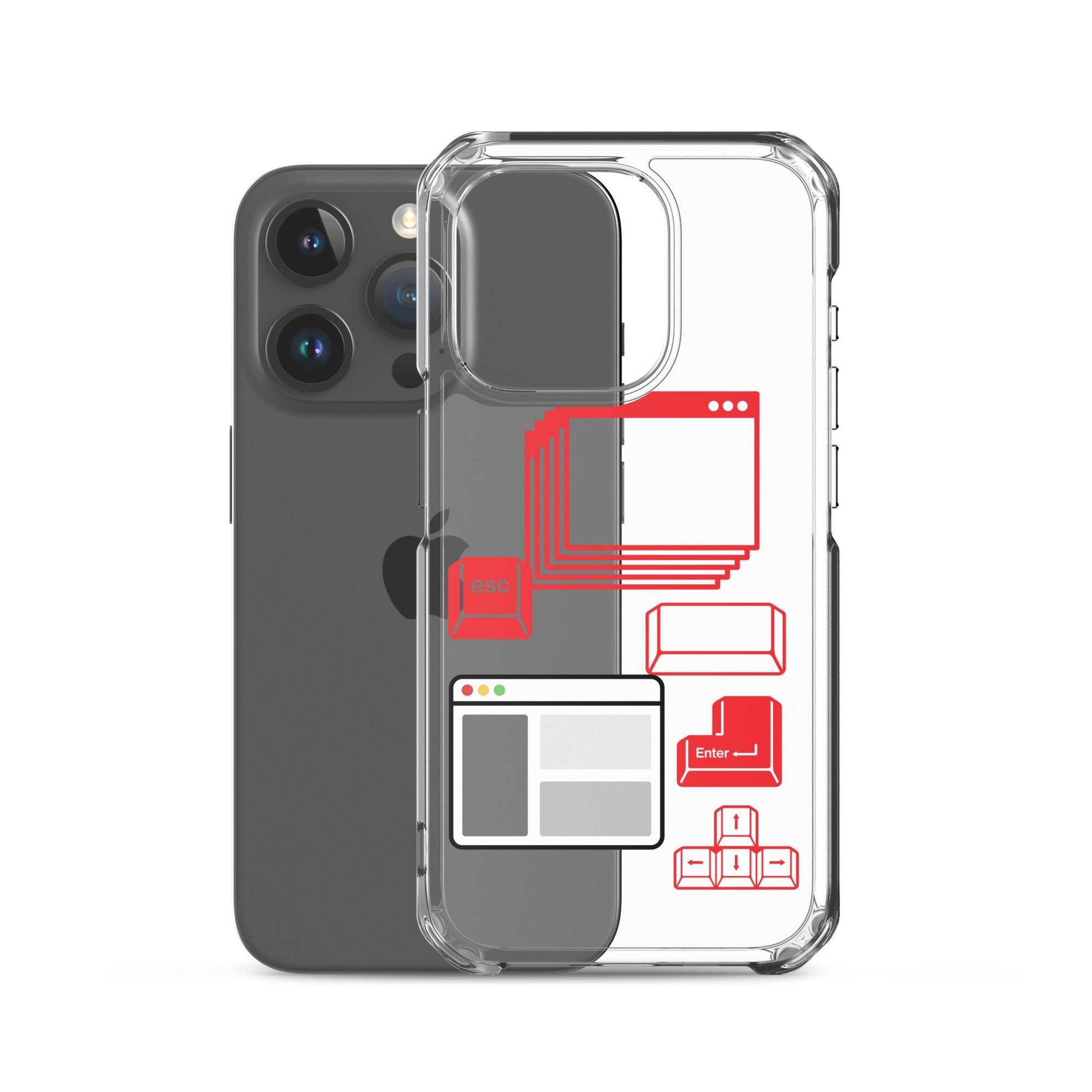 Funda transparente para iPhone