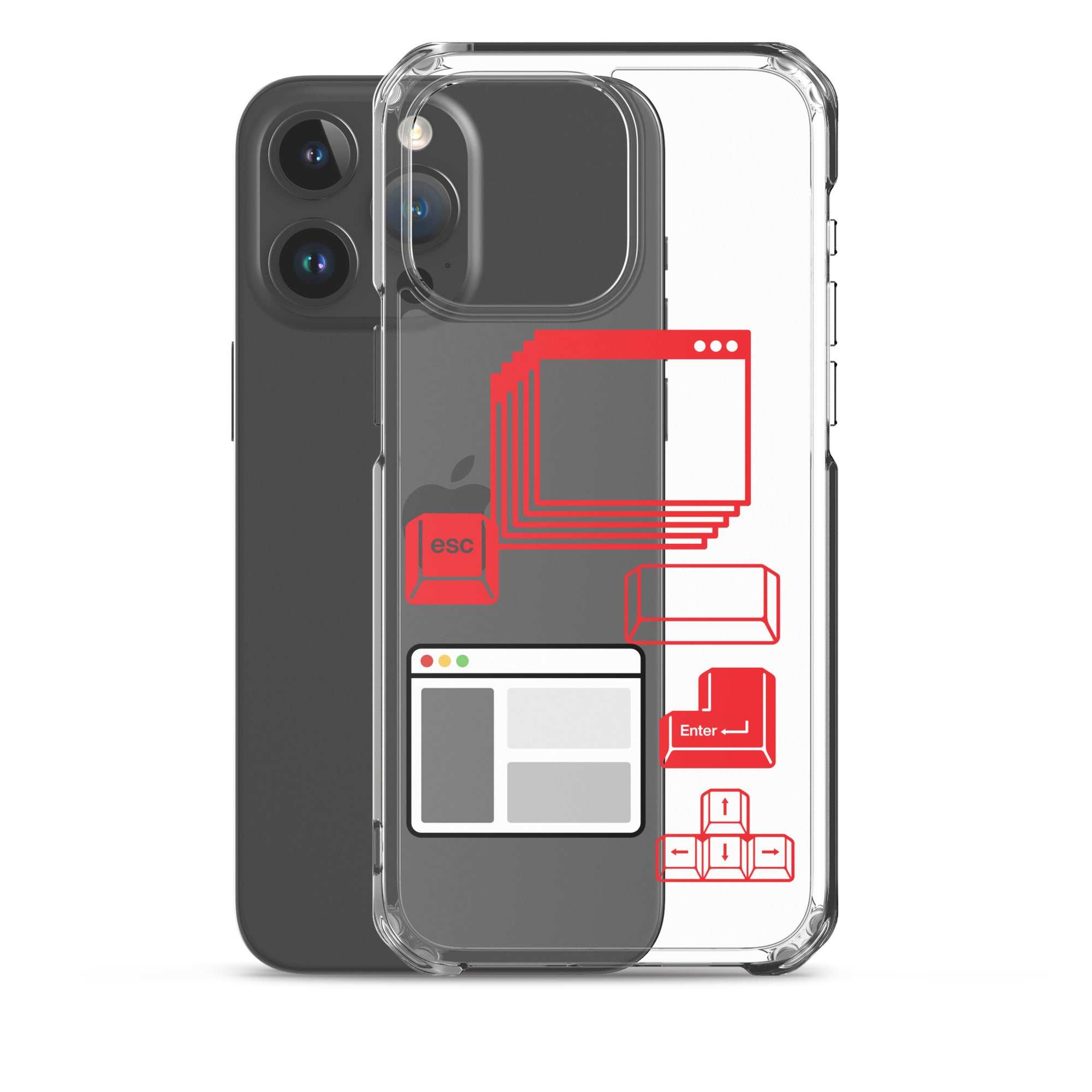 Funda transparente para iPhone