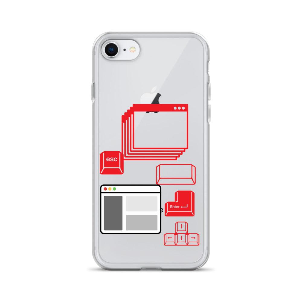 Funda transparente para iPhone