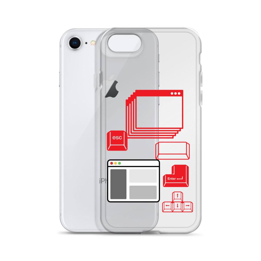 Funda transparente para iPhone