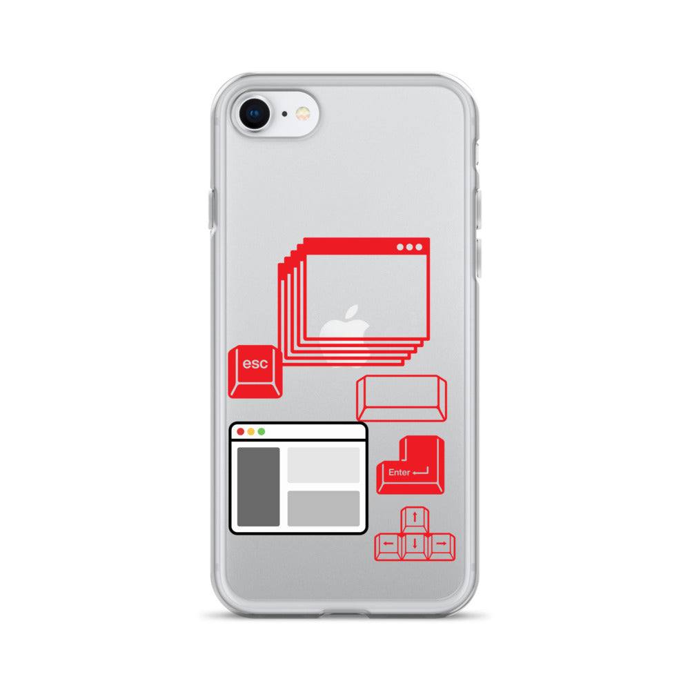 Funda transparente para iPhone