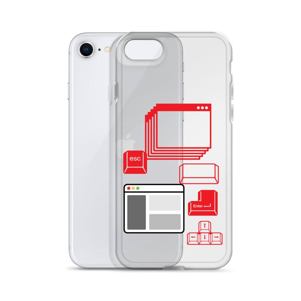 Funda transparente para iPhone