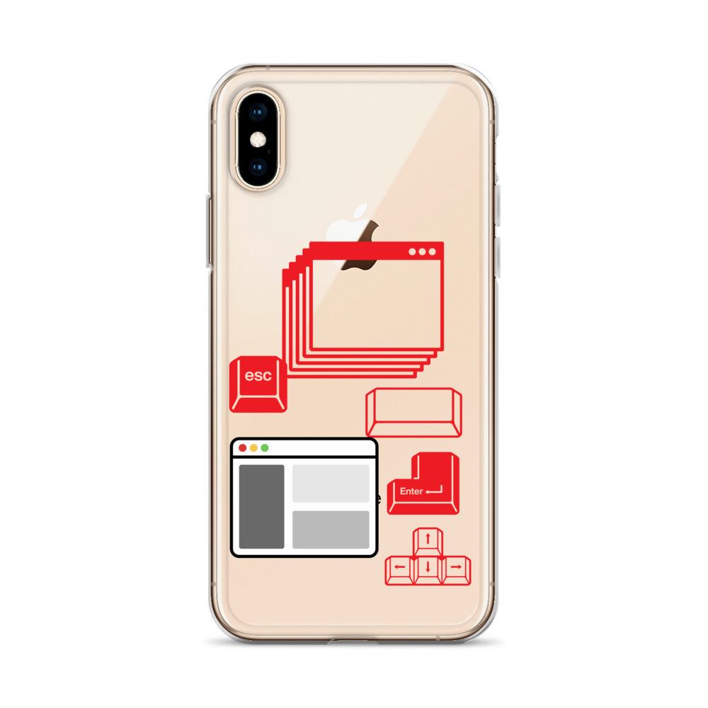 Funda transparente para iPhone