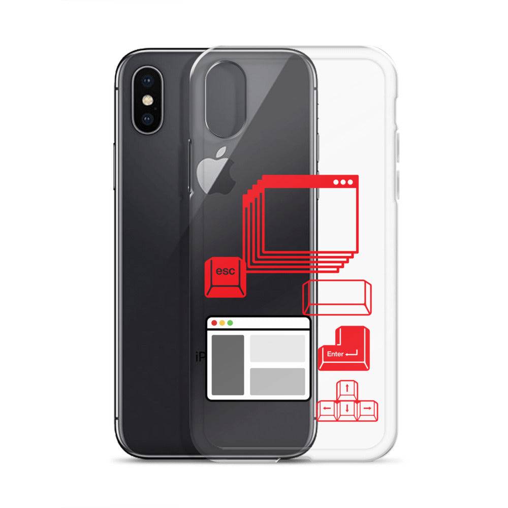 Funda transparente para iPhone