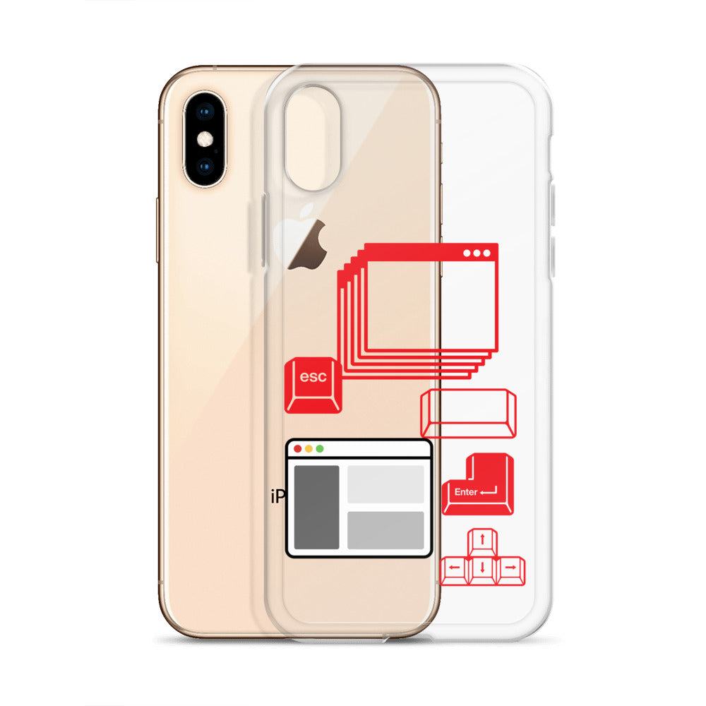 Funda transparente para iPhone