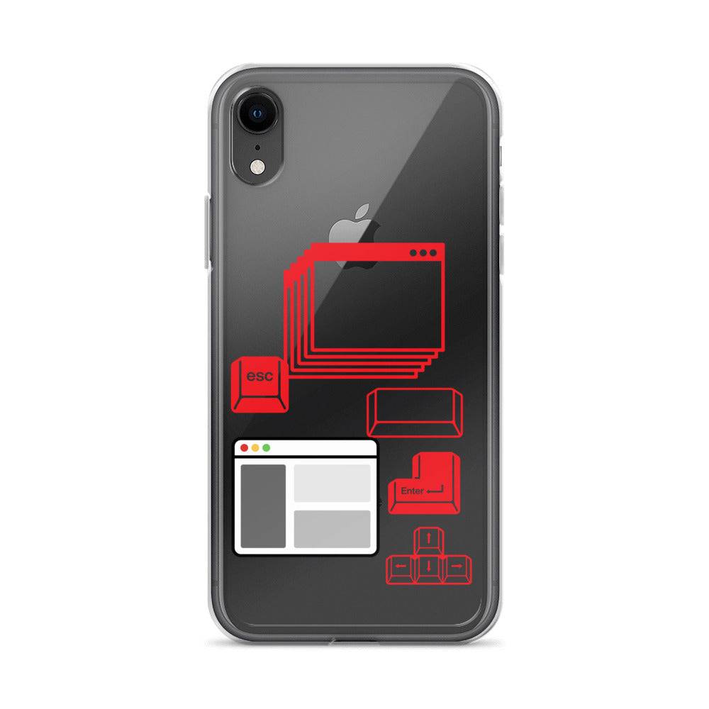 Funda transparente para iPhone