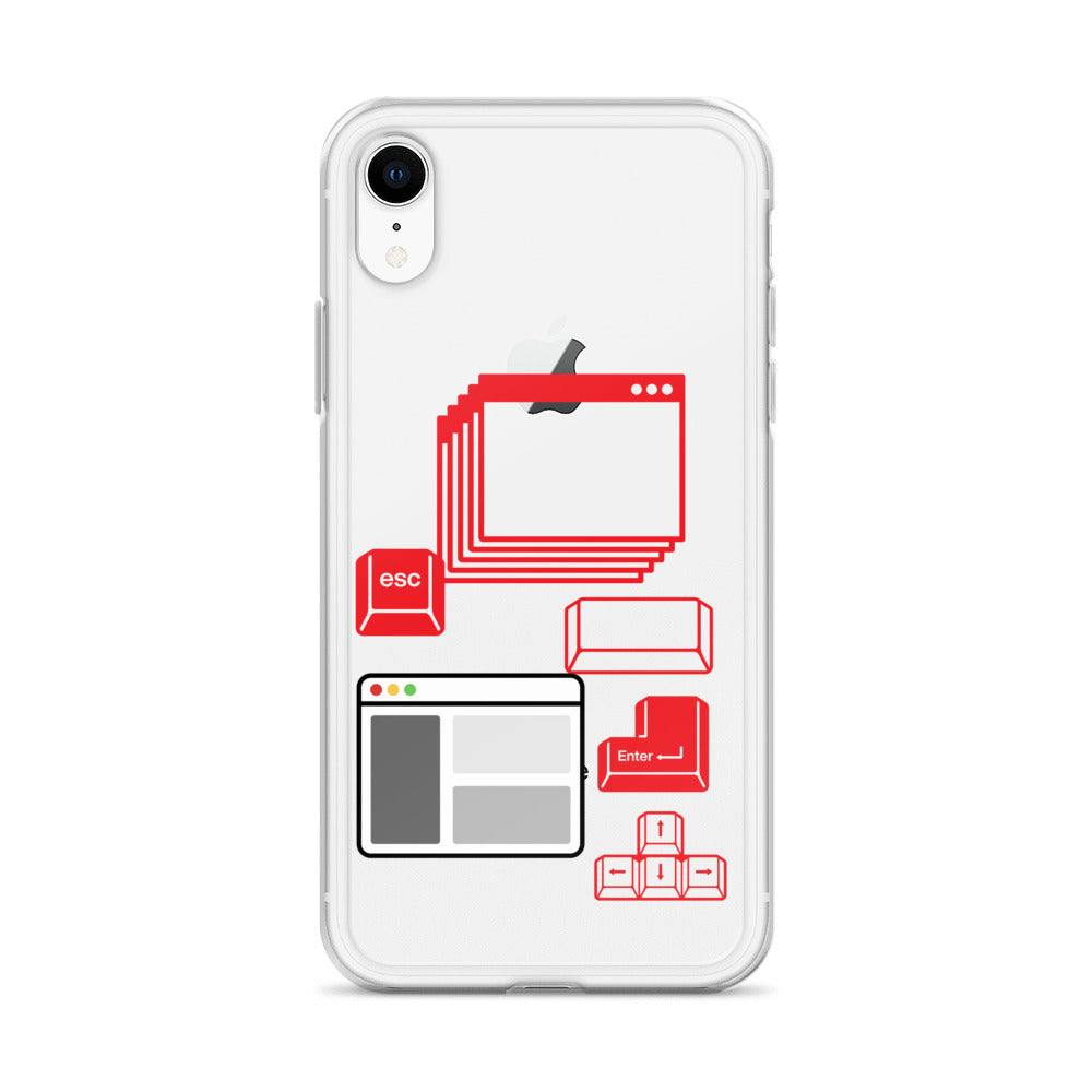 Funda transparente para iPhone