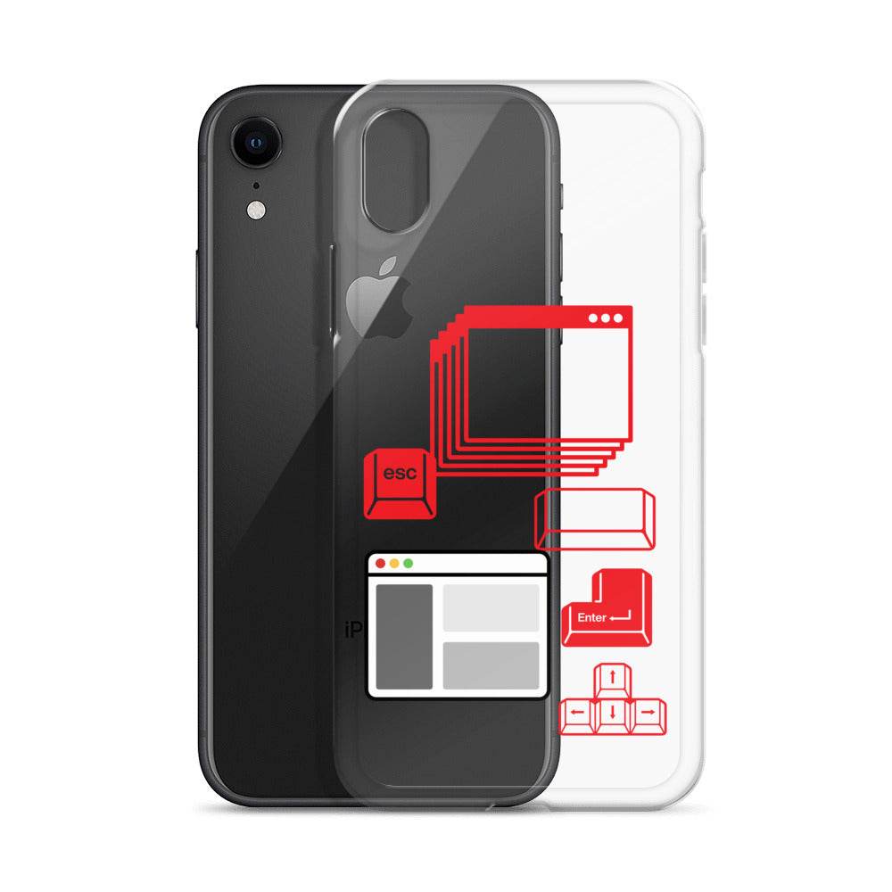 Funda transparente para iPhone