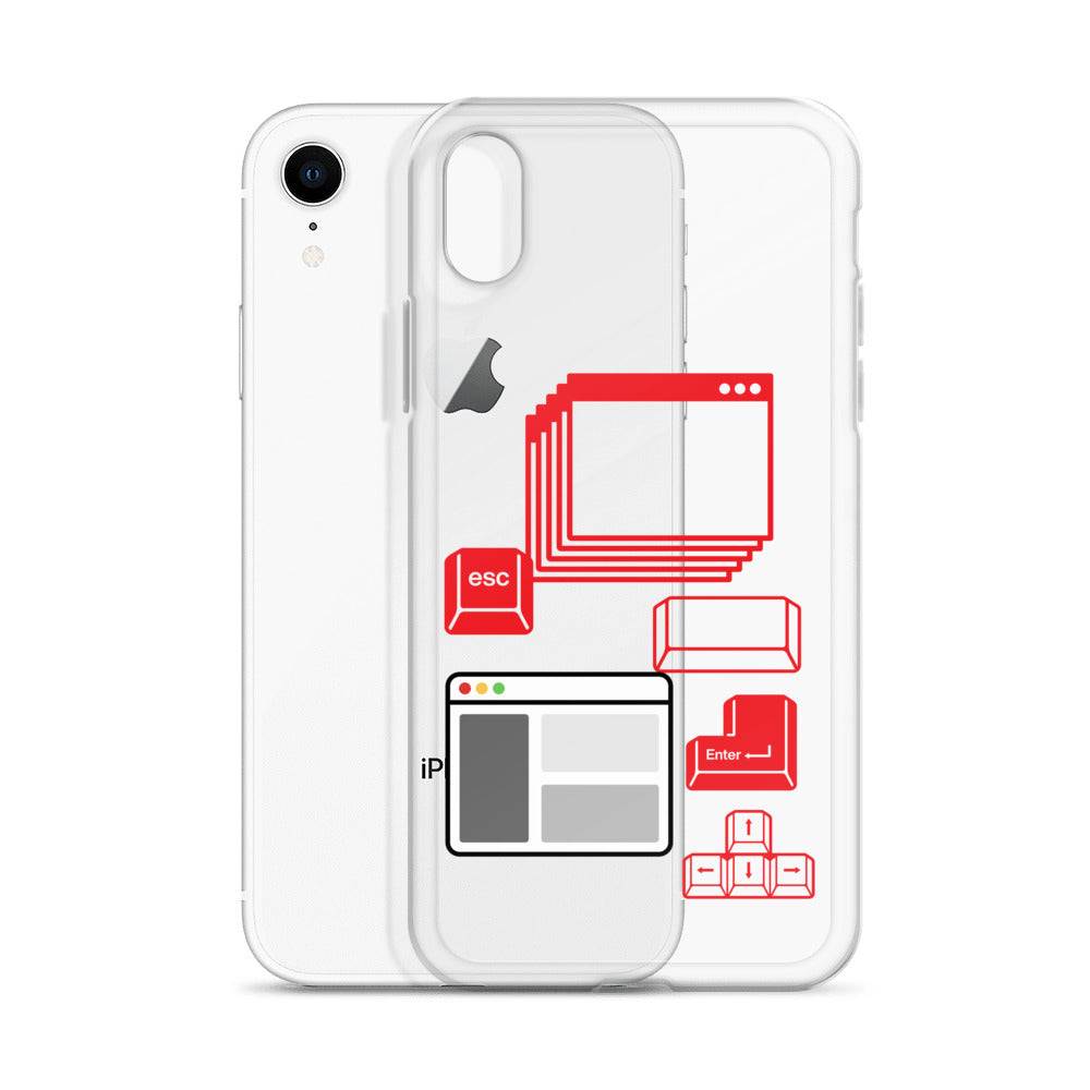 Funda transparente para iPhone